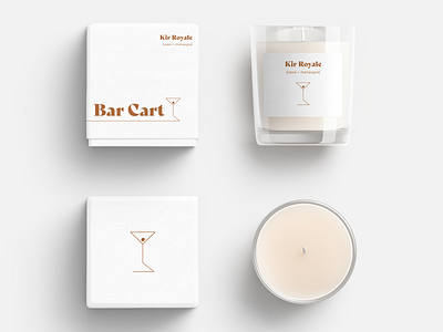 Bar Cart Candle - Kir Royle (Cassis + Champagne)