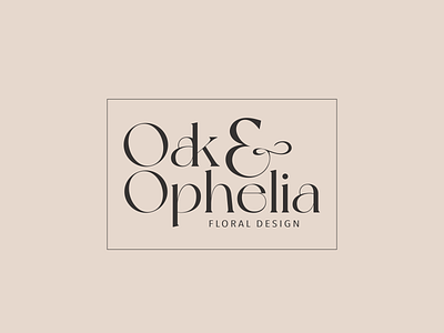 Oak & Ophelia Floral Design - Logo Design