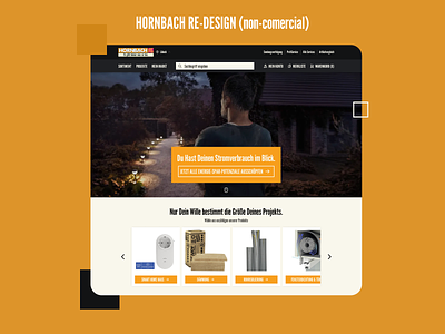 HORNBACH Website Re-Design