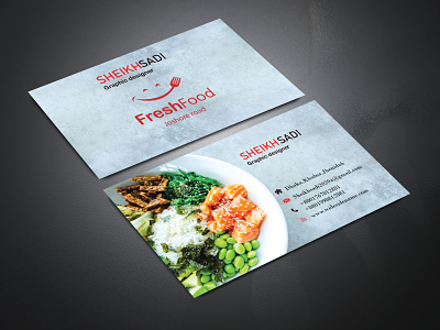 Bussiness Card(Food) bussiness bussiness card(food) design graphic design illustration logo vector