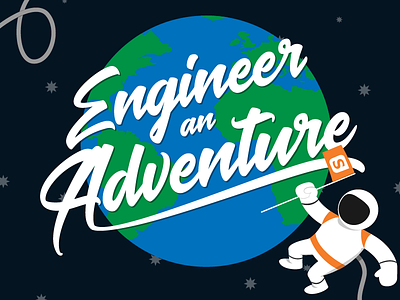 Shockoe - Engineer An Adventure astronaut illustration shockoe space