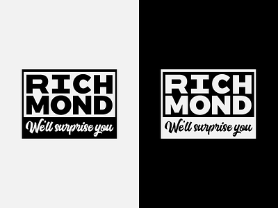 Richmond, VA - "We'll Surprise You" Campaign logo city logo richmond va virginia