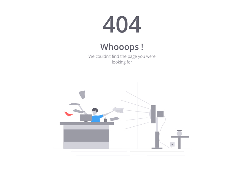 404 error-
