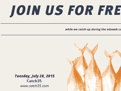 A Glimpse of Something Fishy fish invite type
