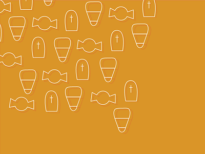 Some Halloween Icons candy candy corn grave stone halloween