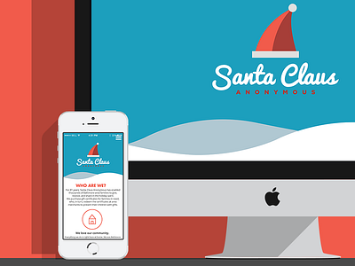 Responsive Website - Santa Claus Anonymous