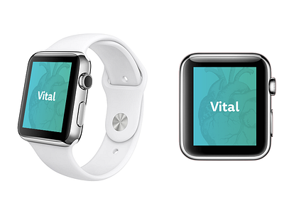 Vital app design apple watch heart medical vital vital signs