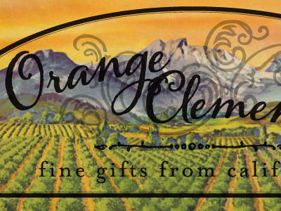 Orange Clementine Logo logo logotype