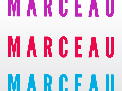 Marceau Logotype Details logo school project typography wine labels