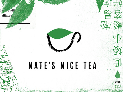 Nate's Nice Tea branding branding logo packaging tea