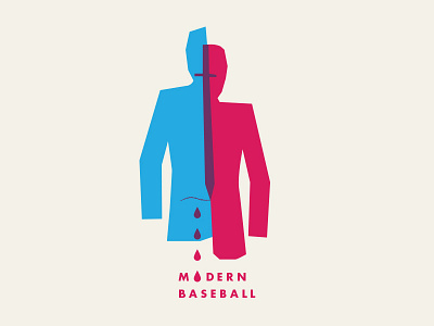 Modern Baseball shirt illustration modern baseball t shirt