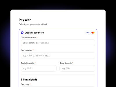 Checkout payment form billing buy cart checkout credit card finance form pay payment