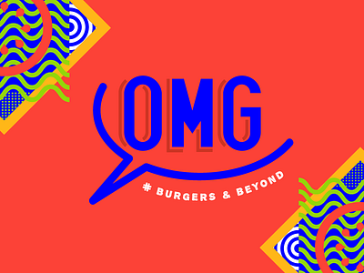 OMG Burgers branding burgers comics crazy food inspiration mexico typography