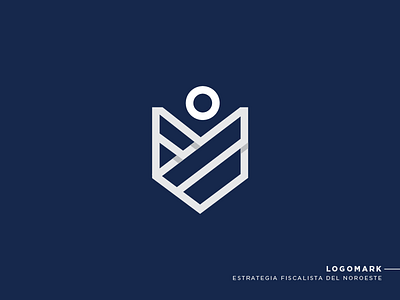 Logomark fiscal logo mark person protection shield wings