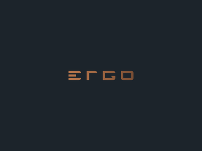 Ergo architecture branding innovation logotype