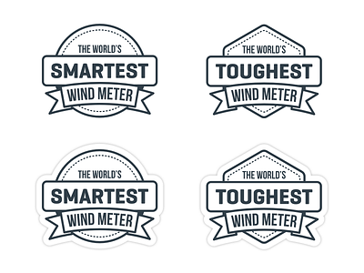 Vaavud wind meter badges