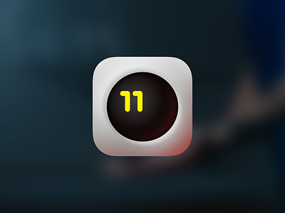 Squashy App Icon app app icon ball icon mobile not flat not skeumorphic sports squash
