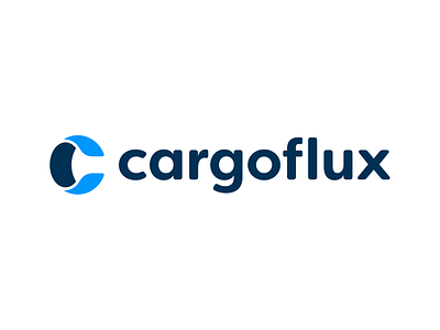 Cargoflux Logo cargoflux deep blue logo logomark logotype