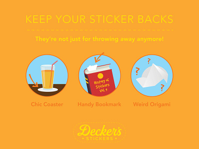 stickers packaging 2 branding design illustration infographic orange packaging stickers vector