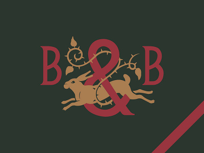 briar & bramble secondary hare johnnyhorton logo logodesign logotype secondary type typography vintage