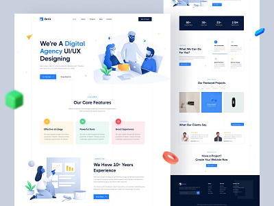 Agency Landing Page - Design 🤞