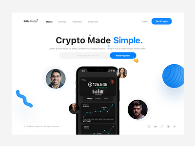 Crypto Landing Page 🚀