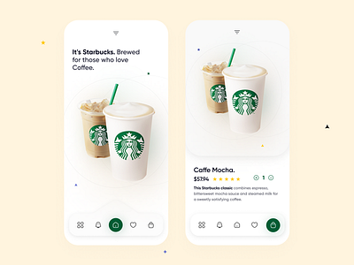 Starbucks - Mobile UI ✨