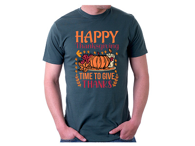 Thanksgiving t-shirt design animation autumn branding design graphic design illustration logo t shirt t shirt design thanksgiving ui