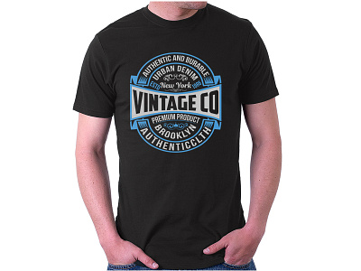 Vintage Typography T-shirt design