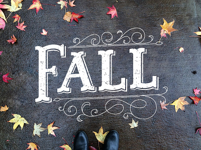 My First Fall fall lettering