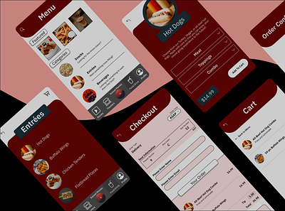 Google UX Project 1 - Food/Drink Design app design googleux ui ux