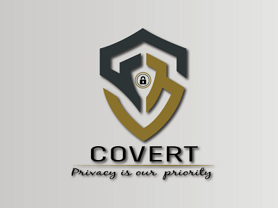COVERT adobe illustrator branding design graphic design illustration logo logo design private secure connection security logo