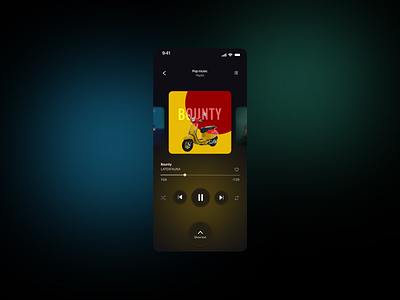 Music player apple design figma ios music music player ua ui