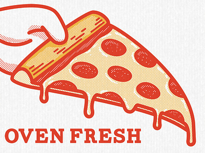 #NationalPizzaDay cardboard cheese halftone hand illustration national pizza day nationalpizzaday pepperoni pizza pizza box vector