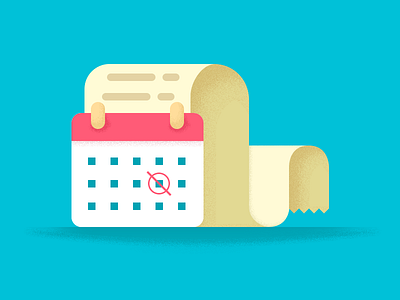 Calendar bill calendar finance flat icon loan repayment