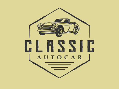 Emblem vector of Classic Car artwork car classic design graphic design icon illustration otomotif retro vector vintage