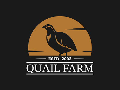 Quail Farm Logo Vector