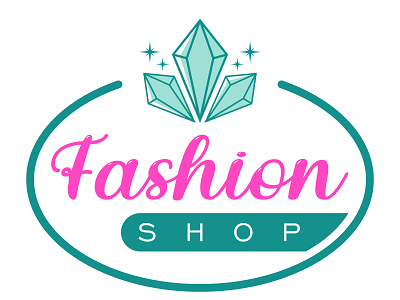 Simple Cute Fashion Shop Logo artwork branding business cute design fashion graphic design icon illustration logo shop soft store ui vector
