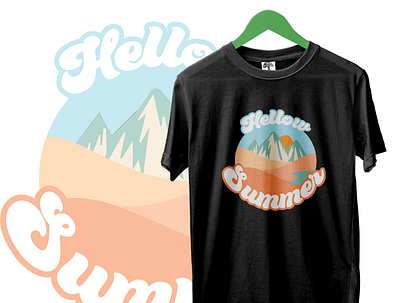 Eye-catchy Summer T-shirt Design branding cool cool designs design graphic design illustration logo photoshop vector