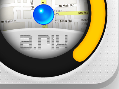 A-Rix Meter Icon app icon ios maps transport white