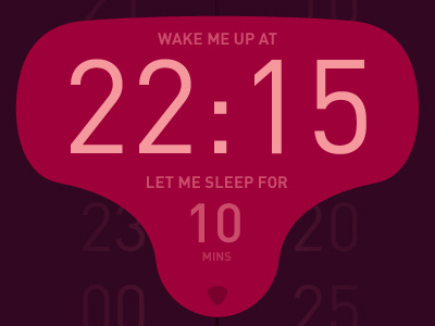 Alarm interface alarm app dark flat ios minimal mobile