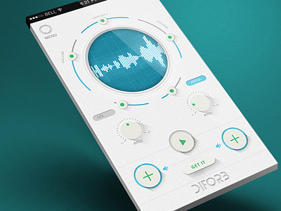 DIFORB mobile screen application audio mobile web