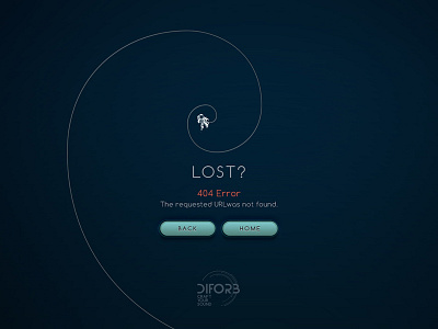 404 Lost in Space 404 error page space web