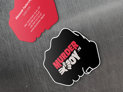 Busines Card "MurderboyTV" branding busines card logo