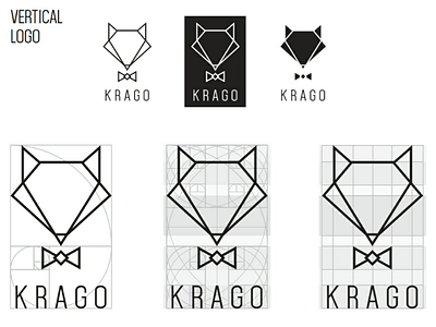 KRAGO logo bow logo tie