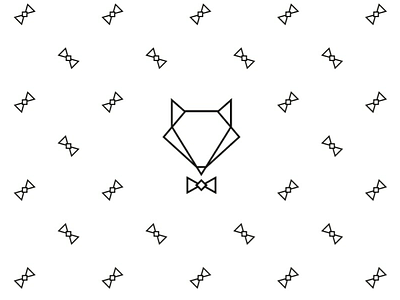 KRAGO tie bows bow logo pattern tie