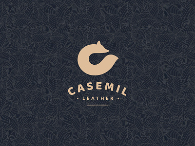 Casemil Logo branding fox leather logo