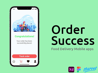 Order Successful app design ecommerce food delivery mobile app mobile ux ui