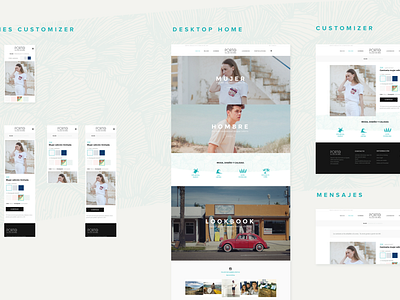 Portoclothing UI Shop ecommerce ui design