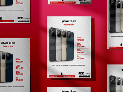 iPhone poster 3d graphic design